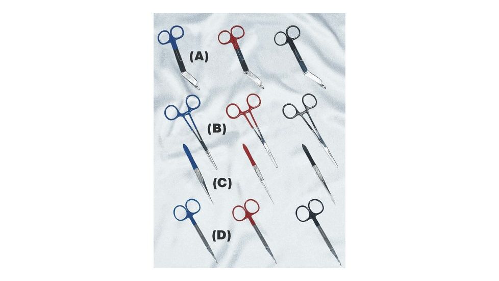 EMI Colormed Bandage Scissors Blu - 701