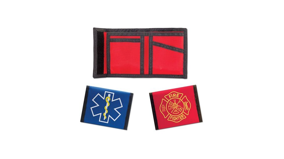EMI Fire Nylon Wallet, Red 272