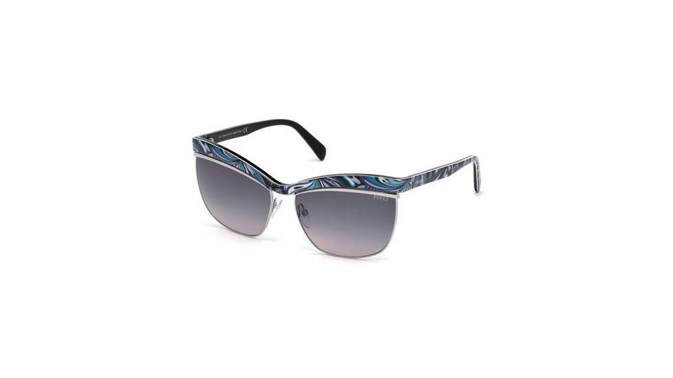 Emilio Pucci EP0009 Sunglasses - Black Frame Color