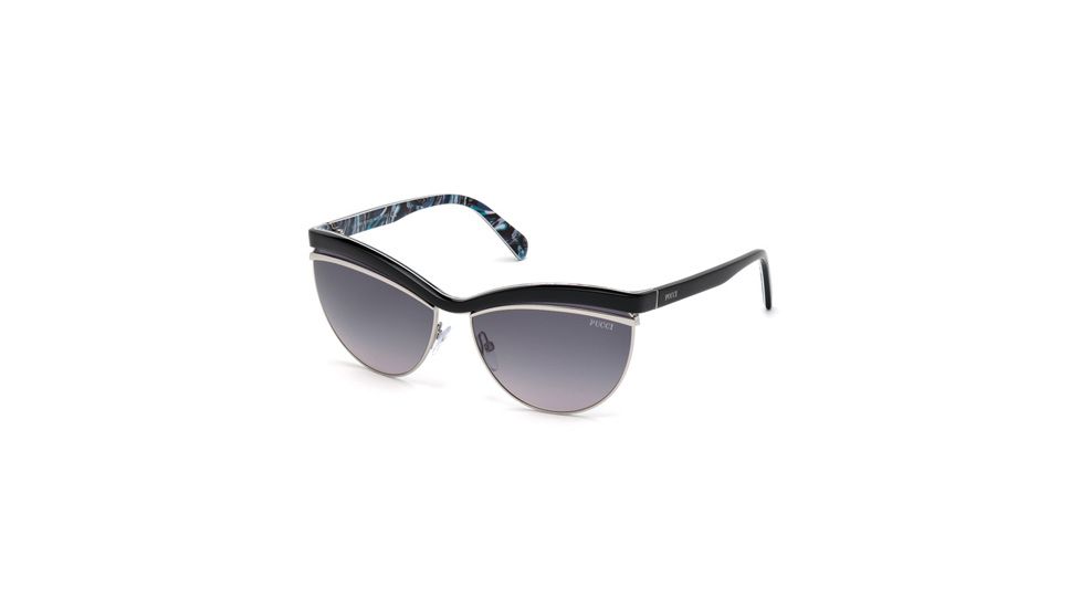 Emilio Pucci EP0010 Sunglasses - Black Frame Color