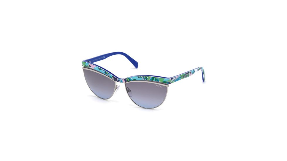 Emilio Pucci EP0010 Sunglasses - Turquoise Frame Color