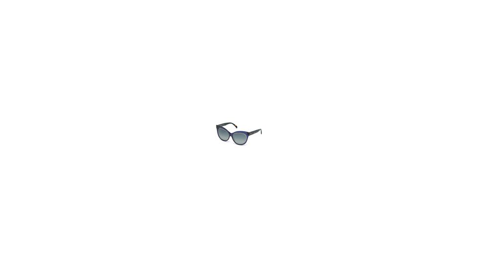 Emilio Pucci EP0024 Sunglasses - Shiny Blue Frame Color, Gradient Blue Lens Color