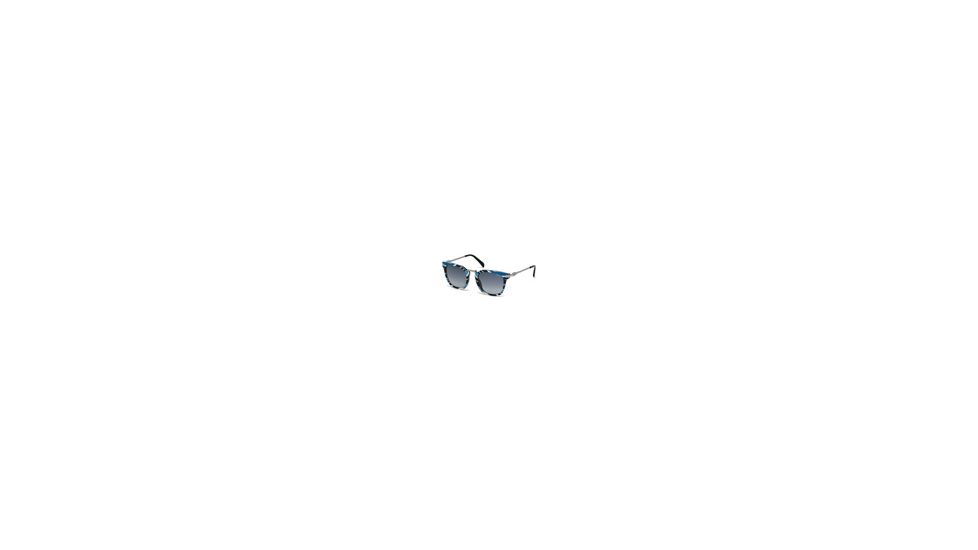 Emilio Pucci EP0026 Sunglasses - Shiny Black Frame Color, Gradient Blue Lens Color