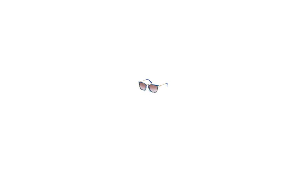 Emilio Pucci EP0026 Sunglasses - Turquoise Frame Color, Gradient Lens Color
