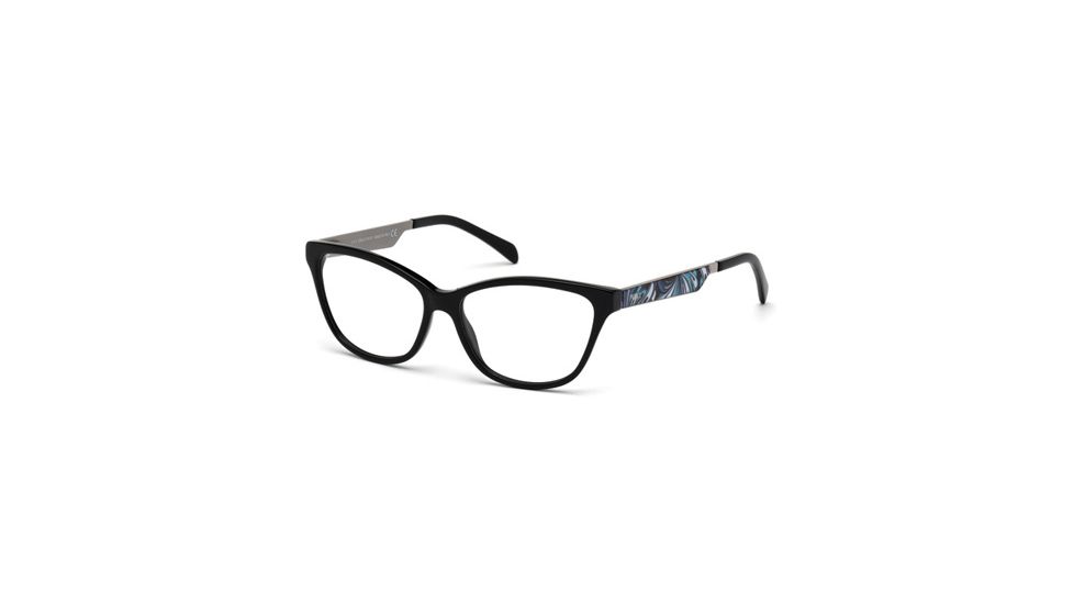 Emilio Pucci EP5012 Eyeglass Frames - Shiny Black Frame Color