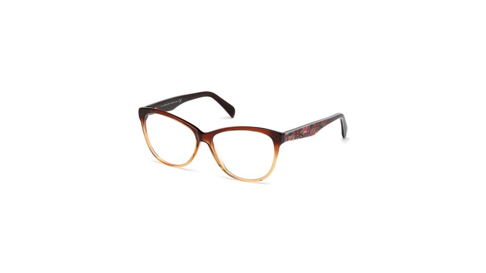 Emilio Pucci EP5013 Eyeglass Frames - Dark Brown Frame Color