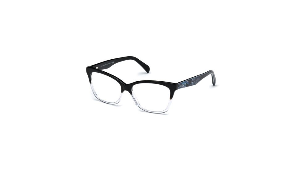 Emilio Pucci EP5014 Eyeglass Frames - Black Crystal Frame Color