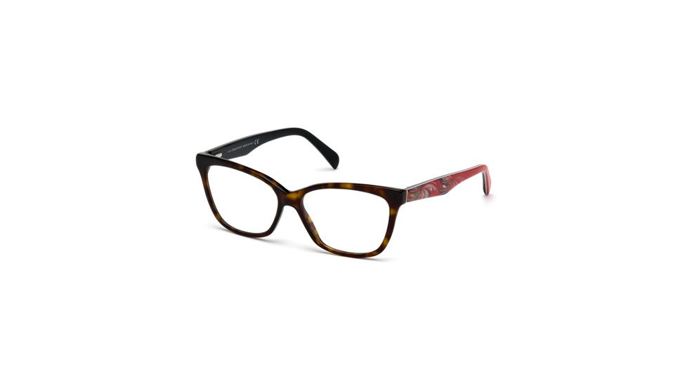 Emilio Pucci EP5014 Eyeglass Frames - Havana Frame Color