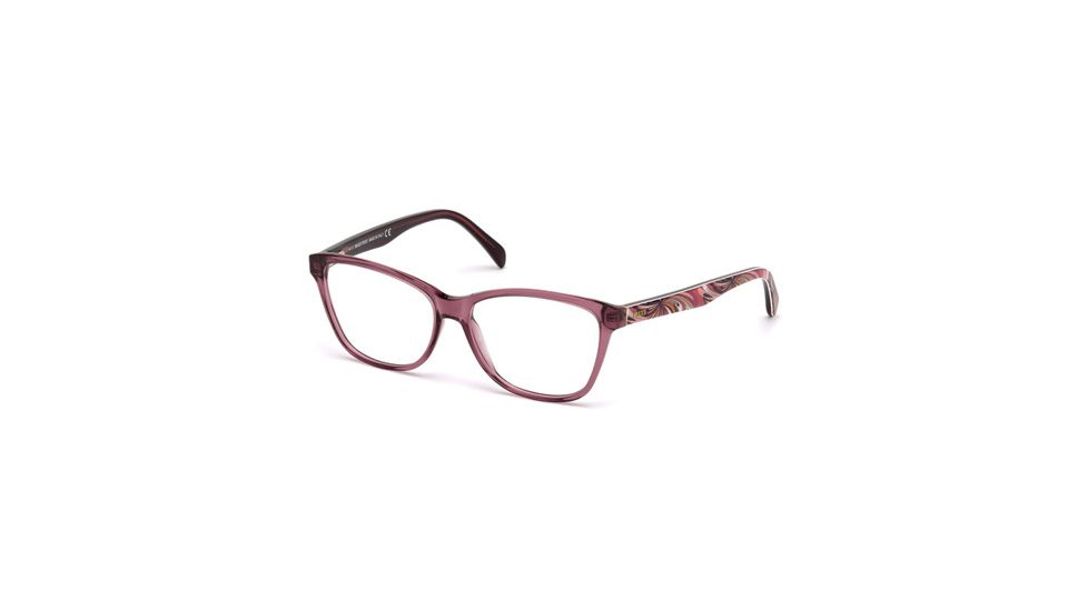 Emilio Pucci EP5024 Eyeglass Frames - Shiny Violet Frame Color