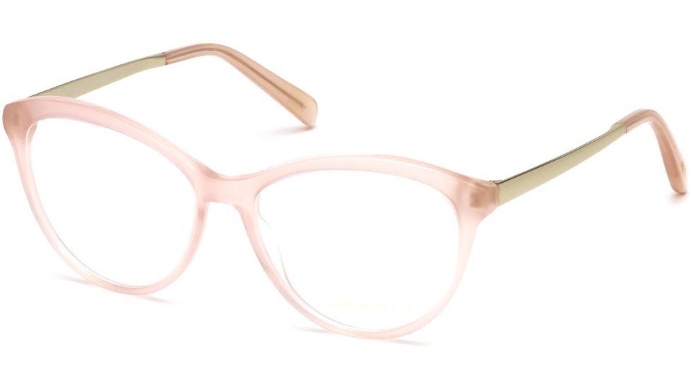 Emilio Pucci EP5067 Eyeglass Frames - Shiny Pink Frame Color