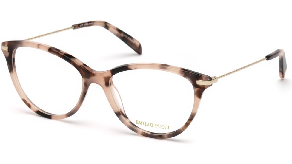 Emilio Pucci EP5082 Eyeglass Frames - Coloured Havana Frame Color