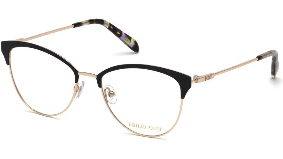 Emilio Pucci EP5087 Eyeglass Frames - Black Frame Color
