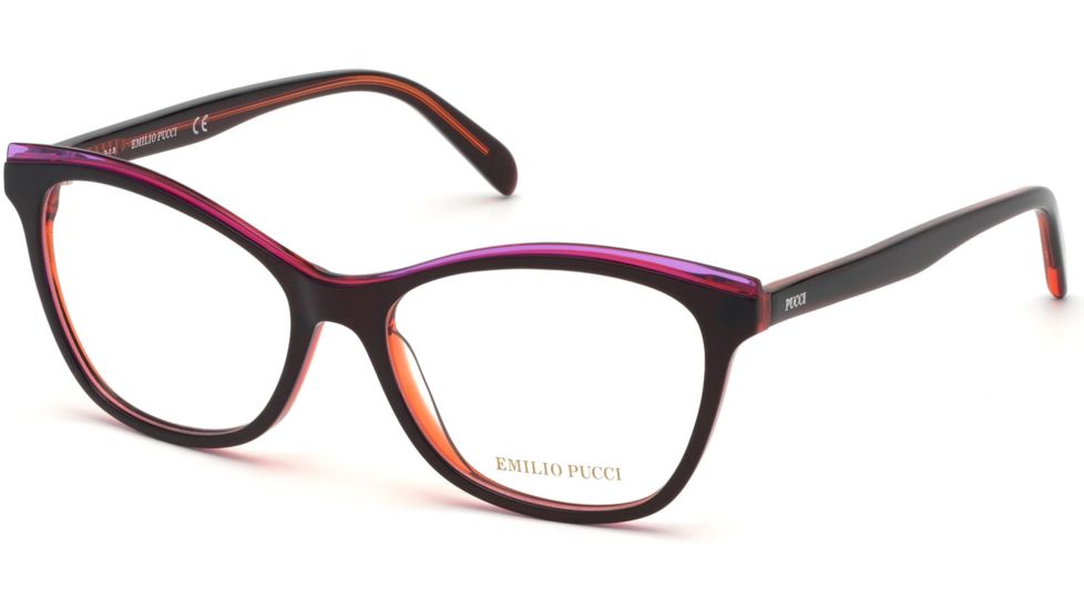 Emilio Pucci EP5098 Eyeglass Frames - Bordeaux Frame Color