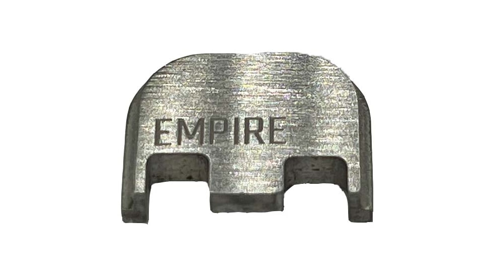 Empire Backplate for Glock 9mm, .40Cal, .357Sig, Raw, EMP-GlockSTAN-21612-RAW