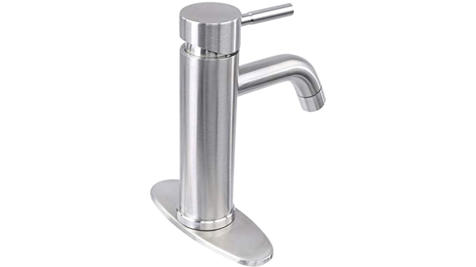 Empire Brass Faucet Lav Single Lever Brushed, VF77-BN-A