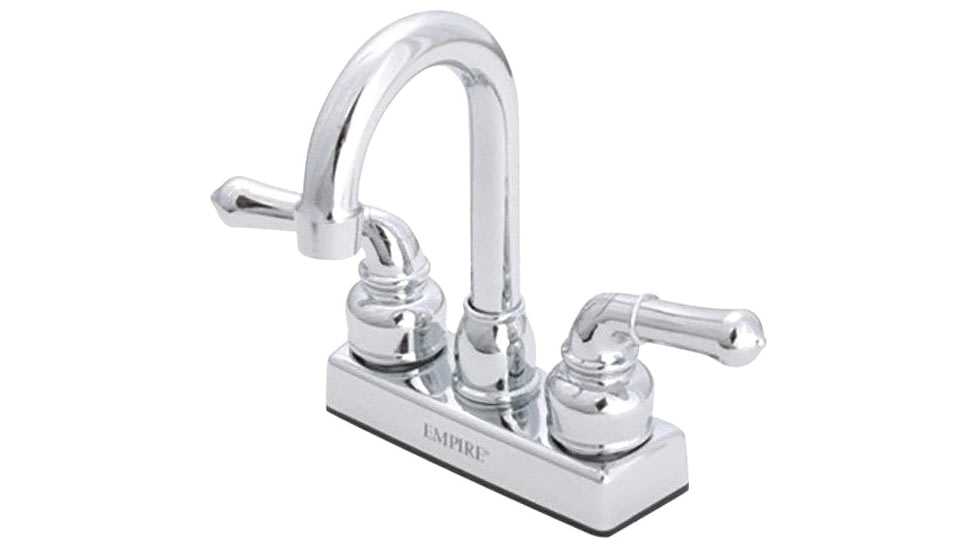 Empire Brass RV Home Bar Faucet With Teapot Handles 4 Chrome, U-YCH16