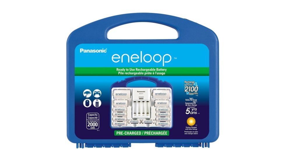 Eneloop Power Pack Starter Kit 2nd Generation, Blue, K-KJ17MCC82A