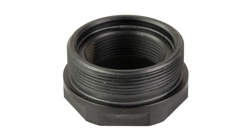 Energetic Armament TB Mount, Compatible with Threaded Muzzle Devices, 1.375x24 Thread Pattern, Machined from Titanium, DLC Finish, Black, EA37