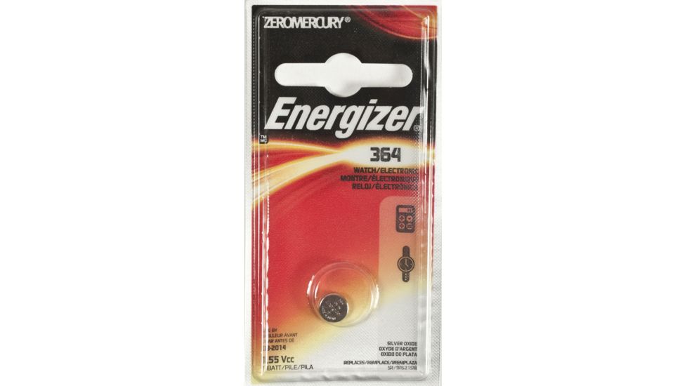 Energizer 1.5 Volt Silver Oxide Zero Mercury Button Cell Battery 364BPZ