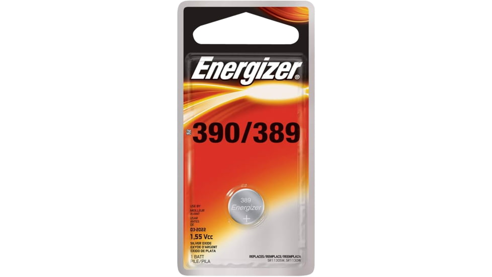 Rayovac Energizer 389 Battery, Silver Oxide, 1.55 Volts, 46730082