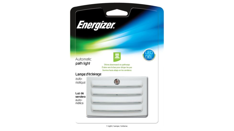 Energizer Vented Automatic Path Light, White ENLPLVCW