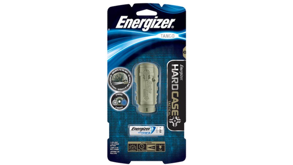 Energizer Tango HardCase Tactical Light, OD Green MILHL11L