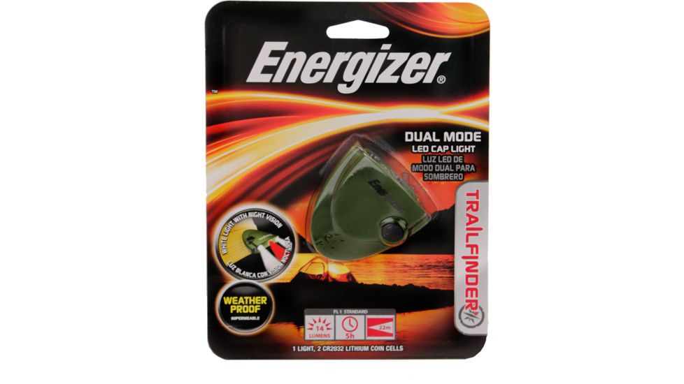 Energizer Trail Finder Dual Mode 3-LED Cap Light 102257
