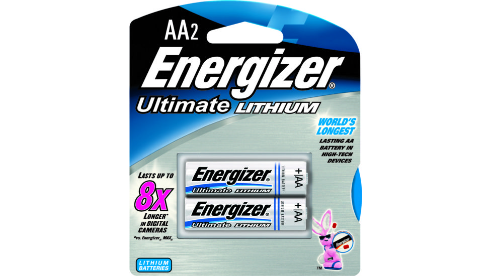 Energizer Ultimate Lithium AA Batteries Pack of 2