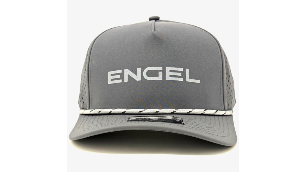 Engel Coolers Engel 1010 Performance Trucker Cap, Grey with White Logo, CAP-1010-DG