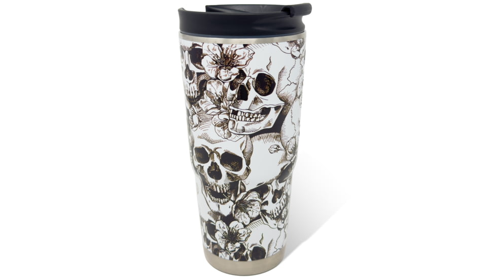 Engel Coolers Engel White Skull 22oz Halloween Tumbler, ENGT22 - White Skull