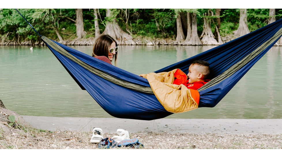 ENO Double Nest Hammock, 9ft x 6ft 6in, Charcoal/Royal, DH020