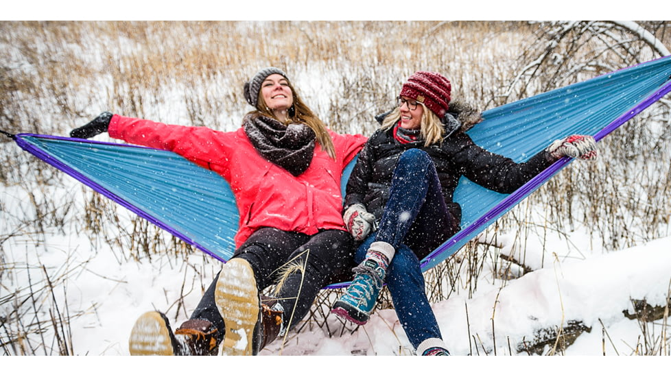 ENO Double Nest Hammock, 9ft x 6ft 6in, Purple/Teal, DH008
