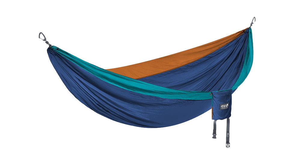 Eno DoubleNest Hammock, Aqua/Sapphire/Amber, One Size, DN013