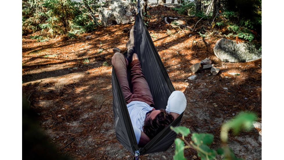 Eno DoubleNest Hammock, Charcoal/Black, One Size, DN010