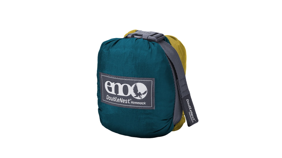 Eno DoubleNest Hammock, Marine/Gold, One Size, DN003
