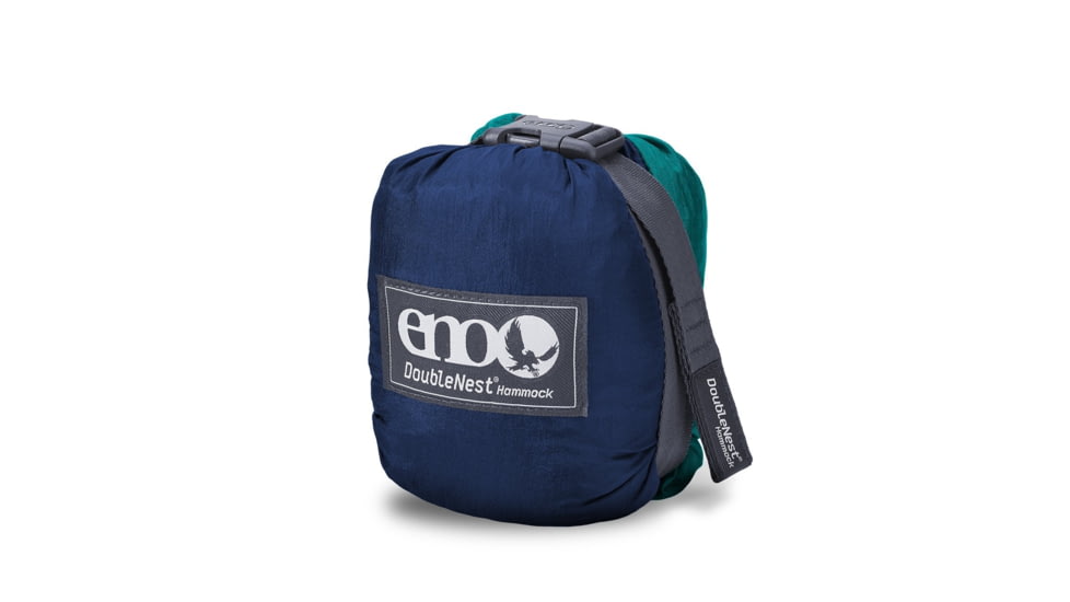 ENO DoubleNest Hammock, Navy/Seafoam, DN-001