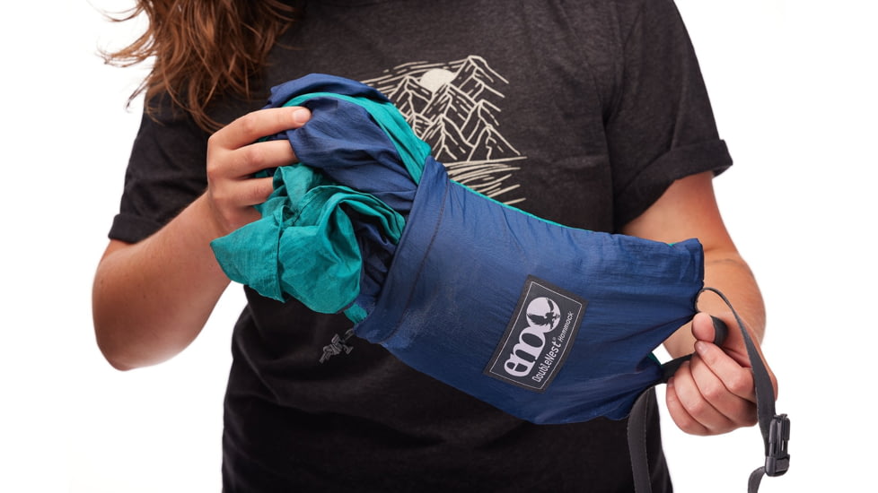 ENO DoubleNest Hammock, Navy/Seafoam, DN-001