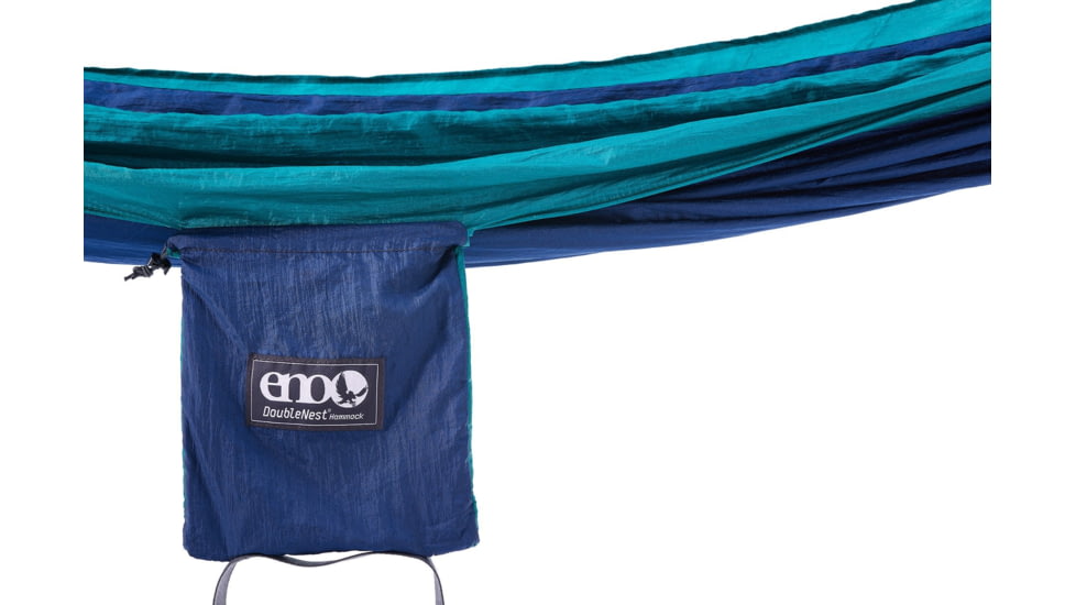 ENO DoubleNest Hammock, Navy/Seafoam, DN-001