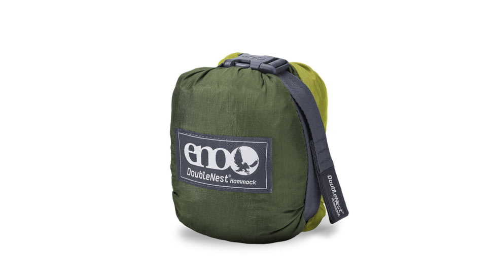 Eno DoubleNest Hammock, Olive/Melon, One Size, DN009