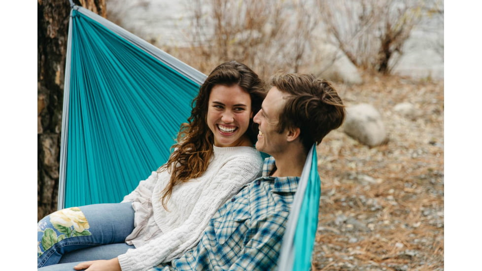 ENO DoubleNest Hammock, Seafoam/Grey, DN-011