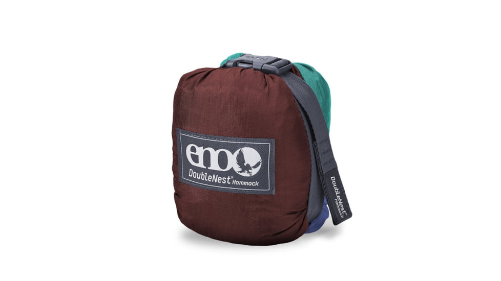 Eno DoubleNest Hammock, Seaglass/Merlot/Denim, One Size, DN008