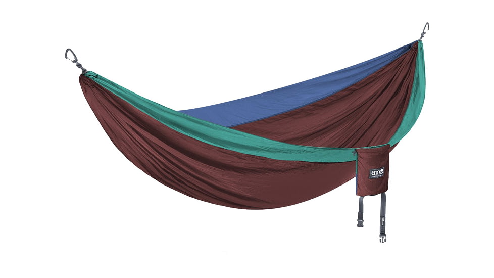 Eno DoubleNest Hammock, Seaglass/Merlot/Denim, One Size, DN008