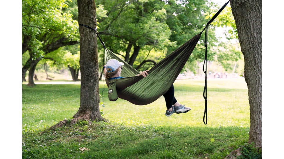 Eno TravelNest Hammock &amp; Straps Combo, Moss, One Size, TRN062