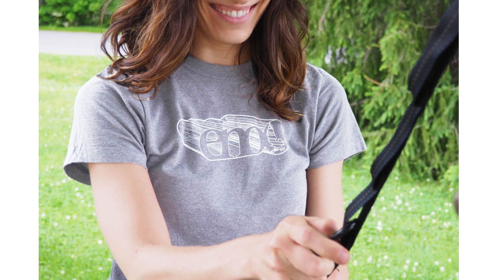 Eno Vanish Logo T-Shirt - Men's, Medium, Classic Grey, AP602