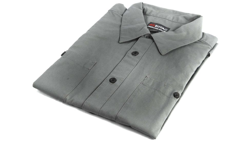 EOTAC 409 Operator Grade Mechanic Shirt, Grey Large