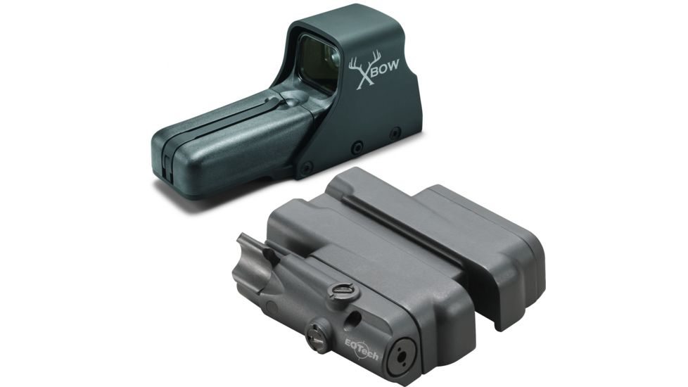 EOTech 512 Red Dot w/ Crossbow Pattern Reticle, Range Assist Black 512.XBOW w/ Laser Battery Cap LBC