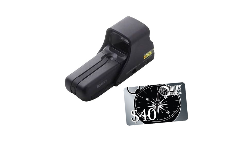 EOTech 550 Holographic Sight, AA Battery w/ BDC Reticle for .308 Caliber, Nightvision Compatible with FREE 40 OpticsPlanet.com Gift Certificate