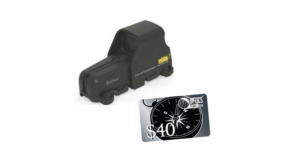 Eotech 553 A65 Holographic Sight, Nightvision Compatible 553.A65, PEQ, Black, 1 SU-231 with FREE 40 OpticsPlanet.com Gift Certificate