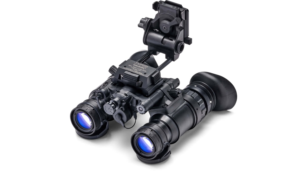 EOTech BinoNV 1x w/ Wilcox G24 Mount, ESA Gen III, White Phosphor, Black, EOT-BINO-AI-B