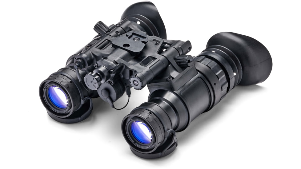 EOTech BinoNV 1x w/ Wilcox G24 Mount, ESA Gen III, White Phosphor, Black, EOT-BINO-AI-B